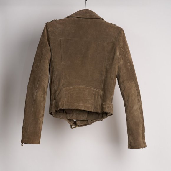 Vintage Vigoss Genuine Suede Leather Moto Jacket - Picture 5 of 7